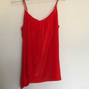 Lavender brown asymmetric tank